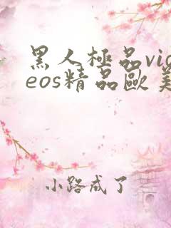 黑人极品videos精品欧美裸