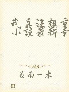 我真没想重生啊小说最新章节列