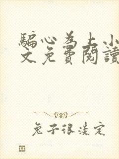 骗心为上小说全文免费阅读