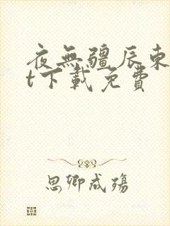 夜无疆辰东txt下载免费