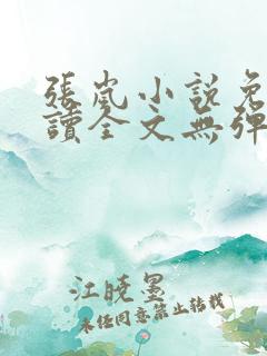 张岚小说免费阅读全文无弹窗