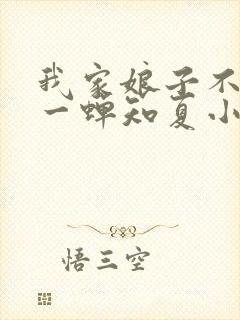 我家娘子不对劲一蝉知夏小说免费