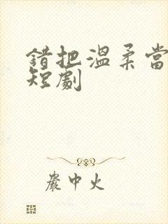 错把温柔当情深短剧