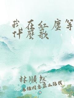 我在红尘等你是什么歌