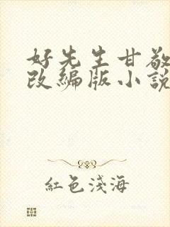 好先生甘敬绿帽改编版小说