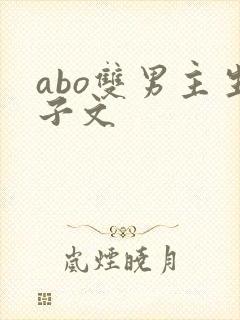 abo双男主生子文