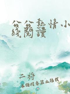 公公热情小说在线阅读