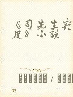 《司先生宠妻无度》小说