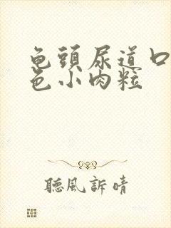 龟头尿道口长白色小肉粒