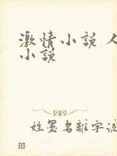 激情小说 人妻小说