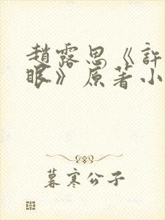 赵露思《许我耀眼》原著小说