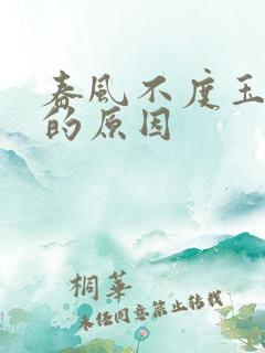 春风不度玉门关的原因