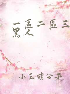 一区二区三区 黑人