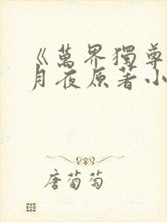 《万界独尊》妖月夜原著小说