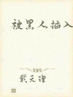 被黑人插入好爽