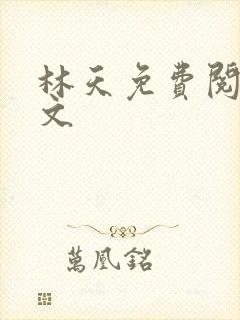 林天免费阅读全文