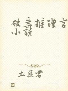 破案推理言情类小说