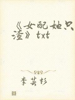 《女配她只想被渣》txt