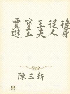 贾宝玉从后面挺进王夫人身体小说