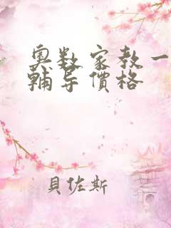 奥数家教一对一辅导价格