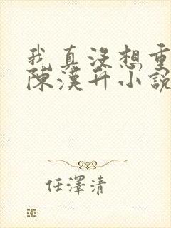 我真没想重生啊陈汉升小说正版