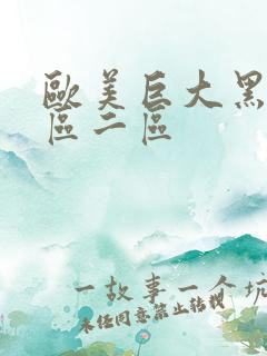 欧美巨大黑人一区二区