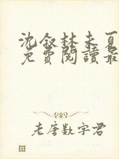 沈叙林未夏全文免费阅读最新章节