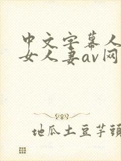 中文字幕人妻熟女人妻av网