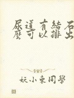 尿道有结石吃什么可以排出来