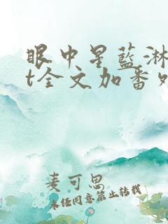 眼中星蓝淋txt全文加番外