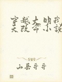 穿越大明我要逆天改命小说