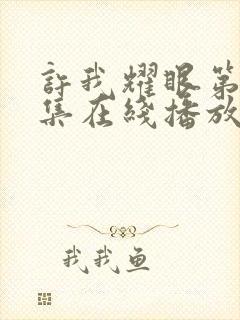 许我耀眼第25集在线播放