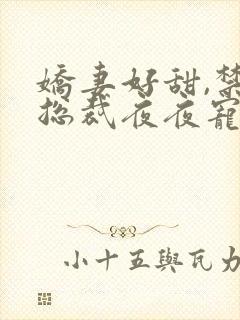 娇妻好甜,禁欲总裁夜夜宠阅读全文全文