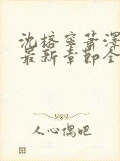 沈榕宁萧泽小说最新章节全文阅读