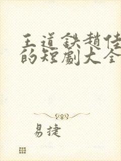 王道铁赵佳主演的短剧大全