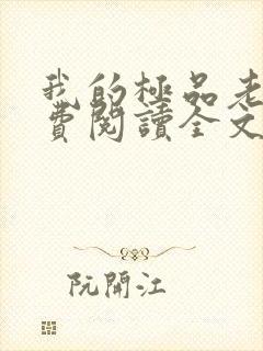 我的极品老婆免费阅读全文小说