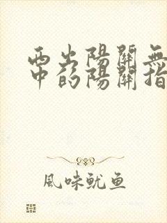 西出阳关无故人中的阳关指哪里?