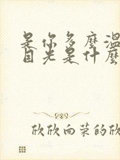 是你多么温柔的目光是什么歌