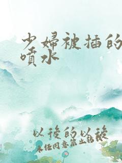 少妇被插的高潮喷水