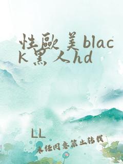 性欧美black黑人hd