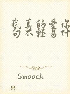 我真的爱你,句句不轻易什么歌