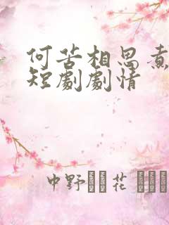 何苦相思煮余年短剧剧情