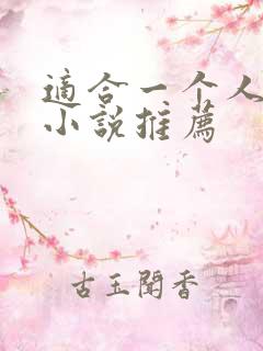 适合一个人看的小说推荐