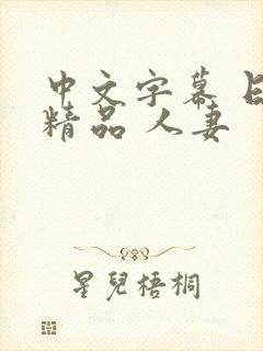 中文字幕 日韩精品 人妻