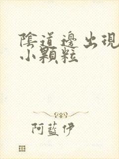 阴道边出现红色小颗粒