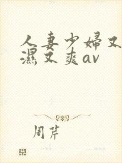 人妻少妇又紧又湿又爽av