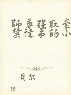 师尊强取豪夺囚禁徒弟的小说