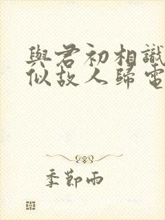 与君初相识·恰似故人归电视剧