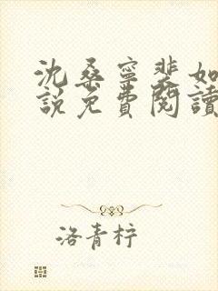 沈桑宁裴如衍小说免费阅读全文无弹窗