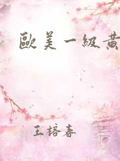 欧美一级黄大片